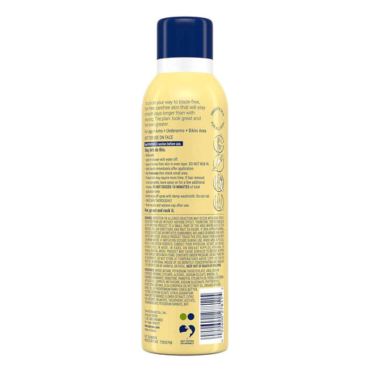 Nair Body Spray Hair Remover – Flameless, Smoke-Free Hair Removal Safe Around Kids & Pets