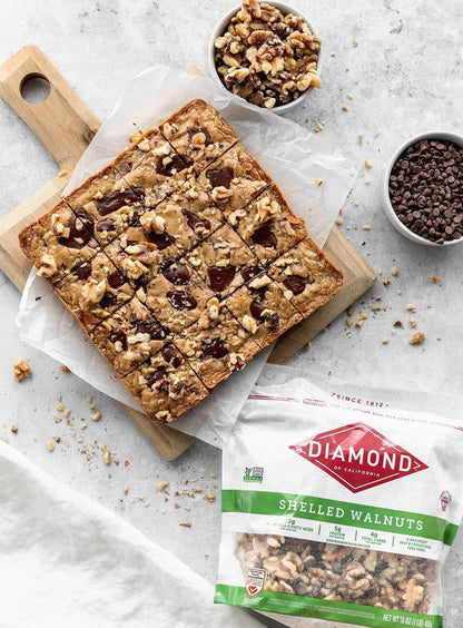 Diamond of California Walnut Halves – Kid Safe Pantry Snack for Packing Lunches and After School Munching