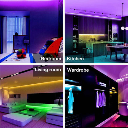 DAYBETTER LED Strip Lights 20ft, Affordable Housewarming Gift for Her with Remote and 20 Color Options