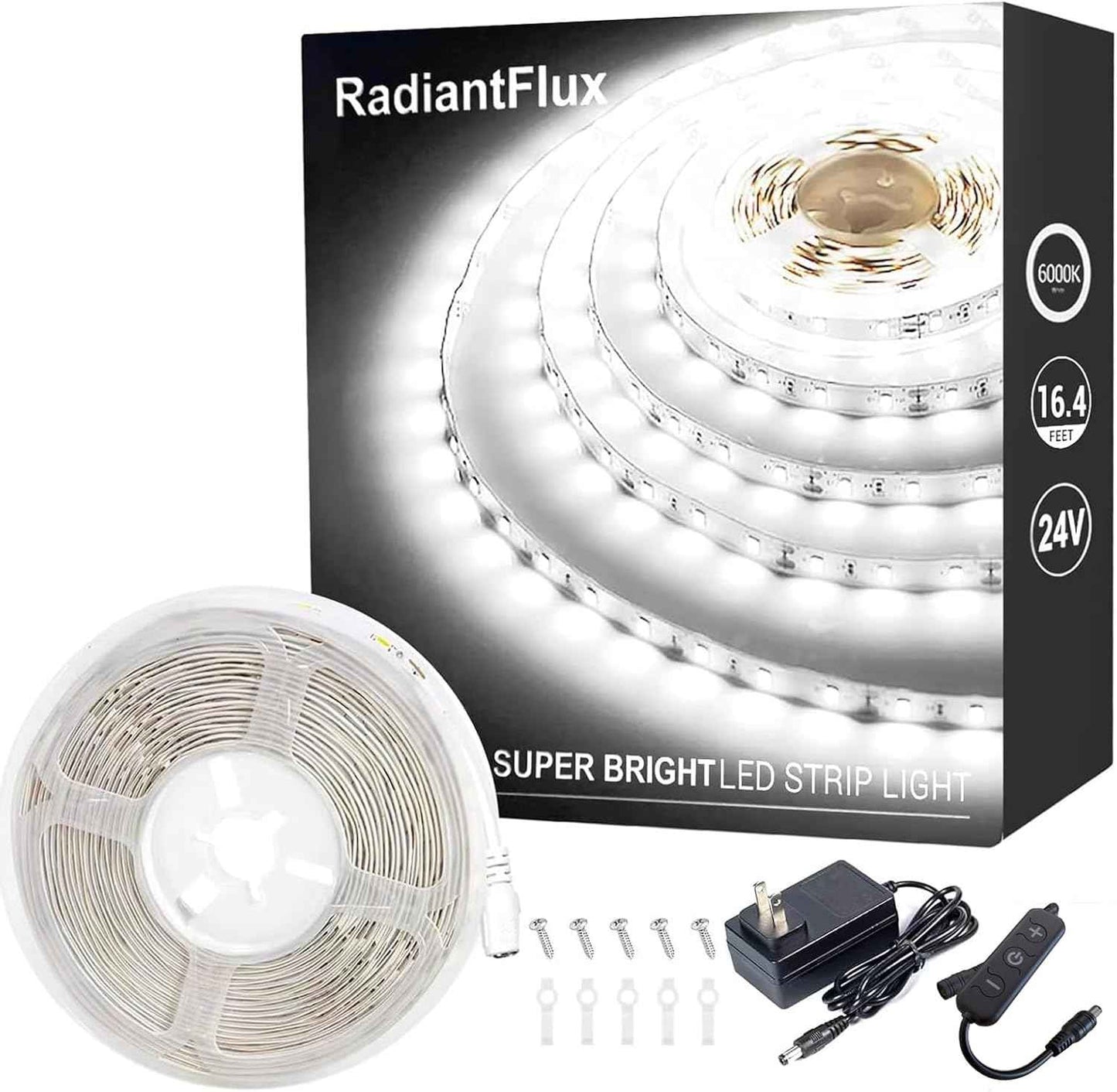 LumGlow 24V LED Strip Lights – Low-Voltage Flameless Bedroom Lighting Safe for Kids, Pets, and Overnight Use