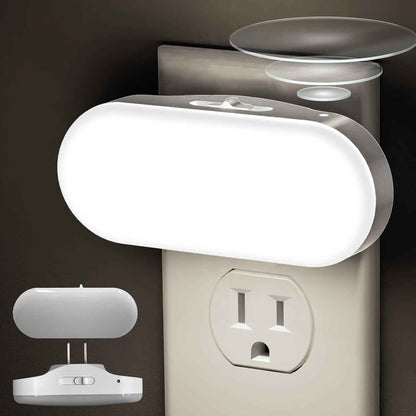 DORESshop Plug-in Night Light with Motion-Free Light Sensor – Cool-Running 1W LED Night Light Safe Around Kids, Pets, and Elderly