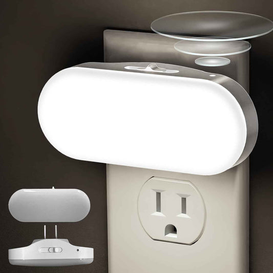 DORESshop Plug-in Night Light with Motion-Free Light Sensor – Cool-Running 1W LED Night Light Safe Around Kids, Pets, and Elderly