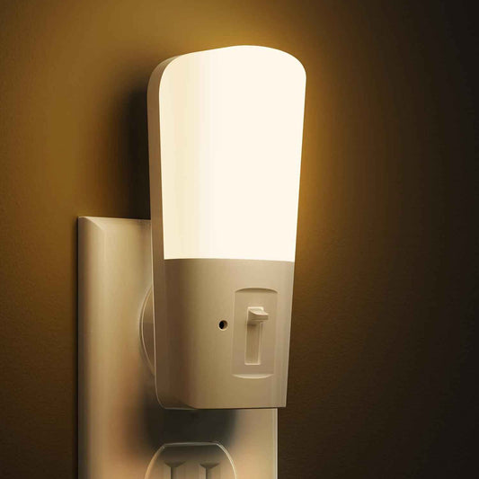 LOHAS Plug-in Night Light for Nursery and Kids Room, Dusk to Dawn Dimmable LED for Safe Nighttime Bathroom Trips