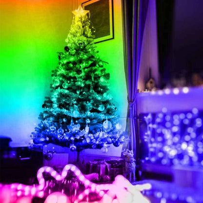 Liyokor 13.2ft Battery Powered LED Strip Lights – Safe Kids Room Night Light, Low Heat 5V