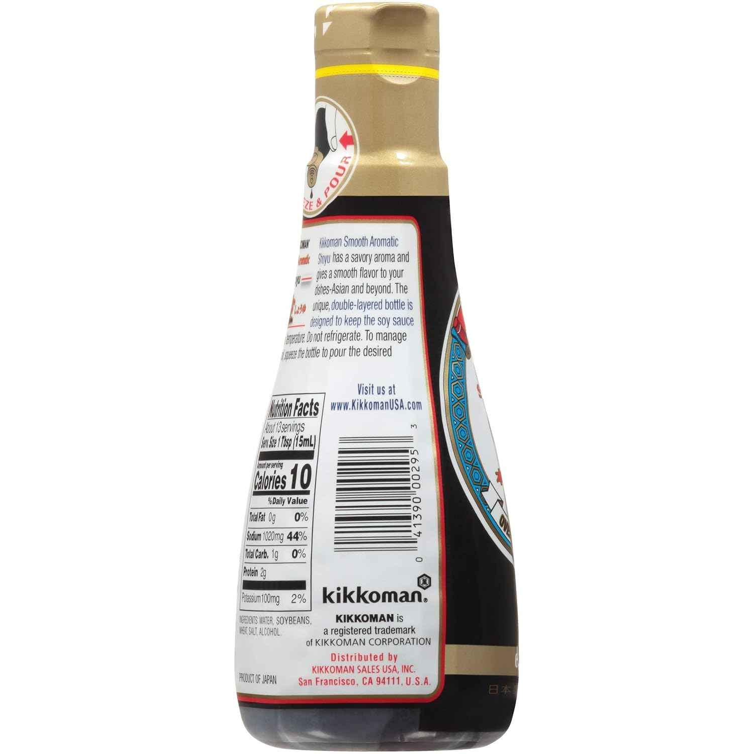Kikkoman Smooth Aromatic Soy Sauce – Thoughtful Birthday Gift for Foodie Moms and Home Cooks