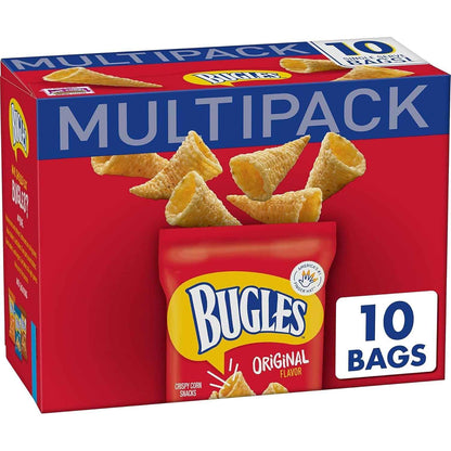Bugles Original Crispy Corn Snacks – Nostalgic Care Package Snack for College Students, Military, and Long-Distance Loved Ones