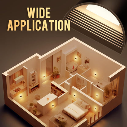 DORESshop Dusk to Dawn Night Light – Compact Side Outlet Design for Small Spaces, Effortless Ambient Light