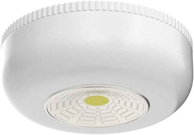 Brilliant Evolution Tap Light 6 Pack – Hidden Switch Cordless Puck Lights for Clean, Clutter-Free Walls