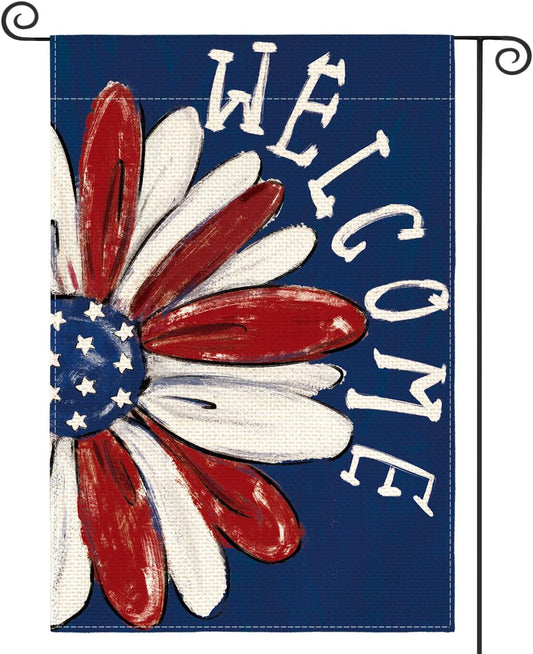 double-sided patriotic print with correct-reading text on both sides