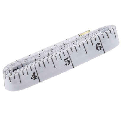 GDMINLO Minimalist Body Tape – Intentional Living Essential, Simple White Vinyl Measuring Tool for Capsule Wardrobes
