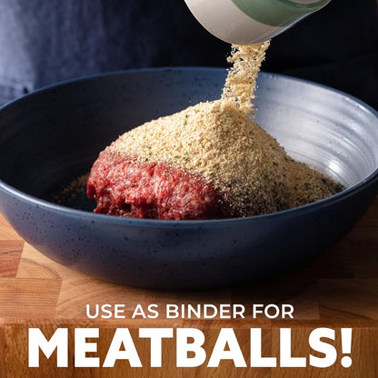 doubles as a binder and a coating, reducing the need for multiple ingredients