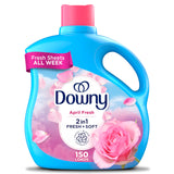 Downy Soft HE Liquid Fabric Conditioner, 150 Loads, Refined Home Laundry Finishing Touch for Curated Closets and Linen Storage Spaces