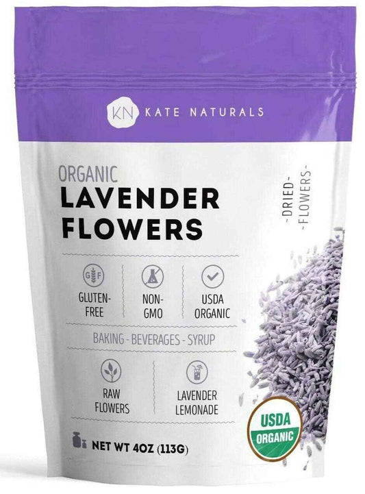 Kate Naturals Organic Lavender Flowers – Elegant Housewarming and Holiday Gift for the Home Baker in Your Life