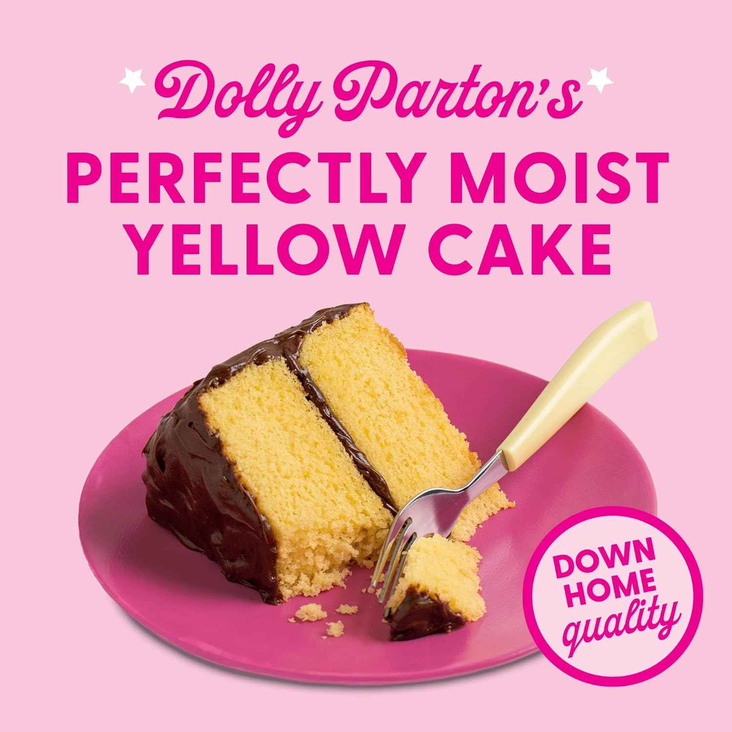 Duncan Hines Dolly Parton's Favorite Yellow Cake Mix – Convenient Pantry Staple for Last-Minute Potluck Contributions