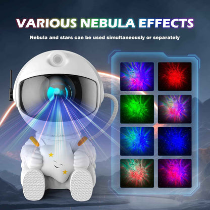 [Brand Name] Astronaut Galaxy Projector – Calming Meditation Corner Light, Star Nebula Sleep Aid with Timer