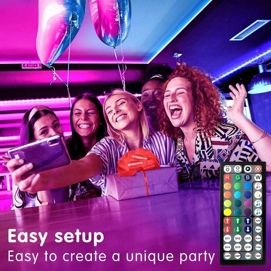 Tenmiro LED Strip Lights Birthday Gift for Teens and Young Adults, Music Sync RGB Color Changing Bedroom Decor with App Control