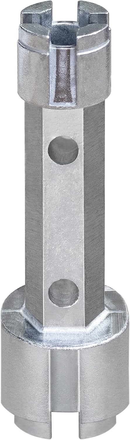dual-ended dumbbell design with 1.3" and 1.42"/1.54" diameter ends