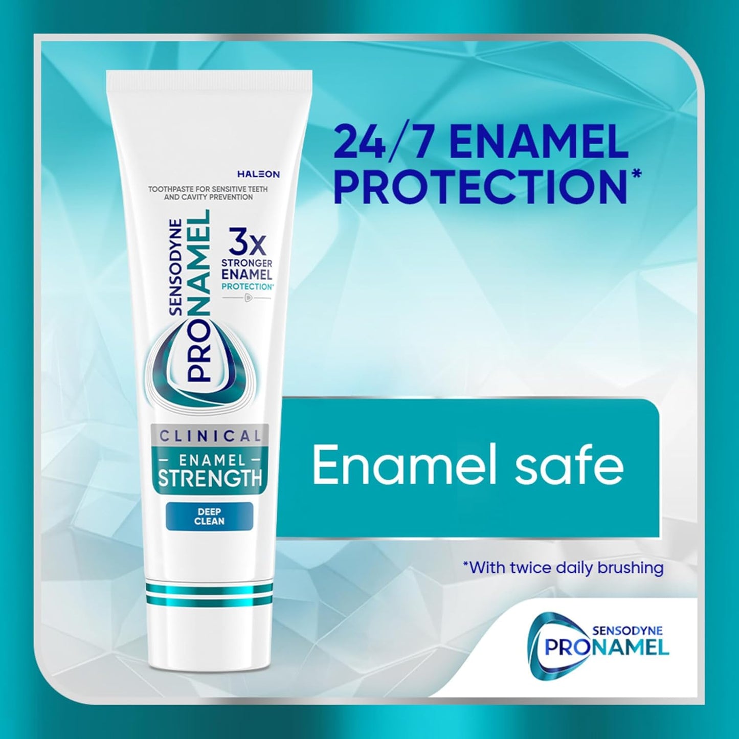 Sensodyne Pronamel Clinical Enamel Strength Toothpaste Gift Set Idea for Her, Deep Clean Enamel Repair Birthday Present for Health Conscious Women