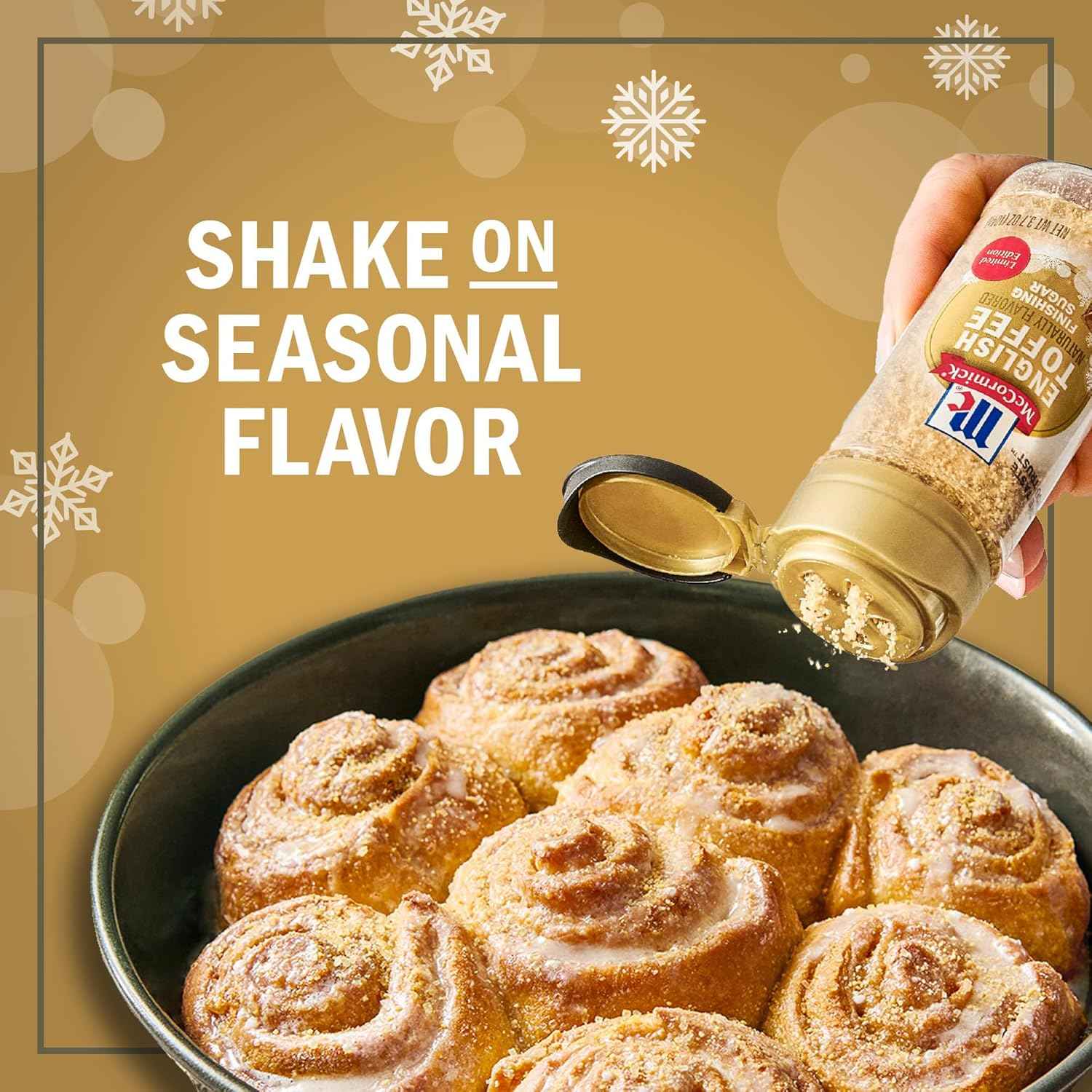 McCormick Finishing Sugar – Limited Edition Holiday Hostess Gift for Women, Festive Dessert & Cocktail Topping