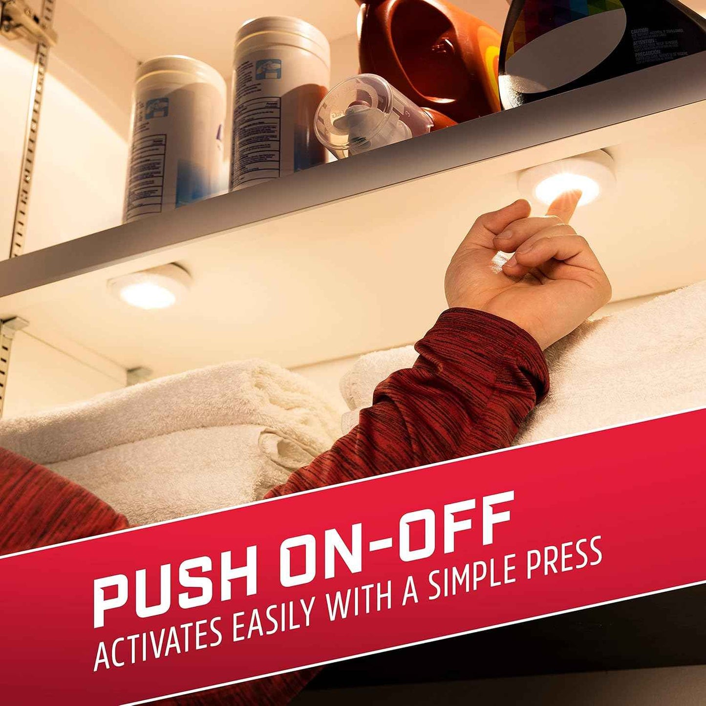 Energizer LED Puck Lights – Cozy Under-Cabinet Glow for Modern Kitchens and Living Rooms