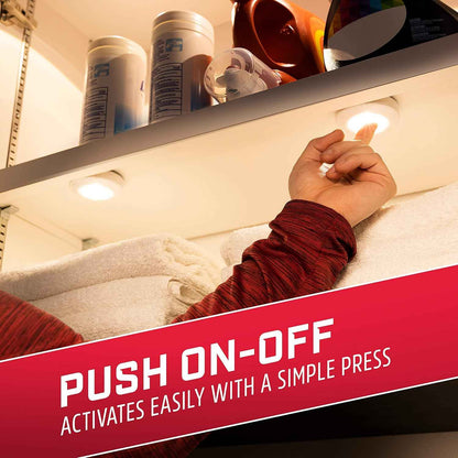 Energizer LED Puck Lights – Cozy Under-Cabinet Glow for Modern Kitchens and Living Rooms