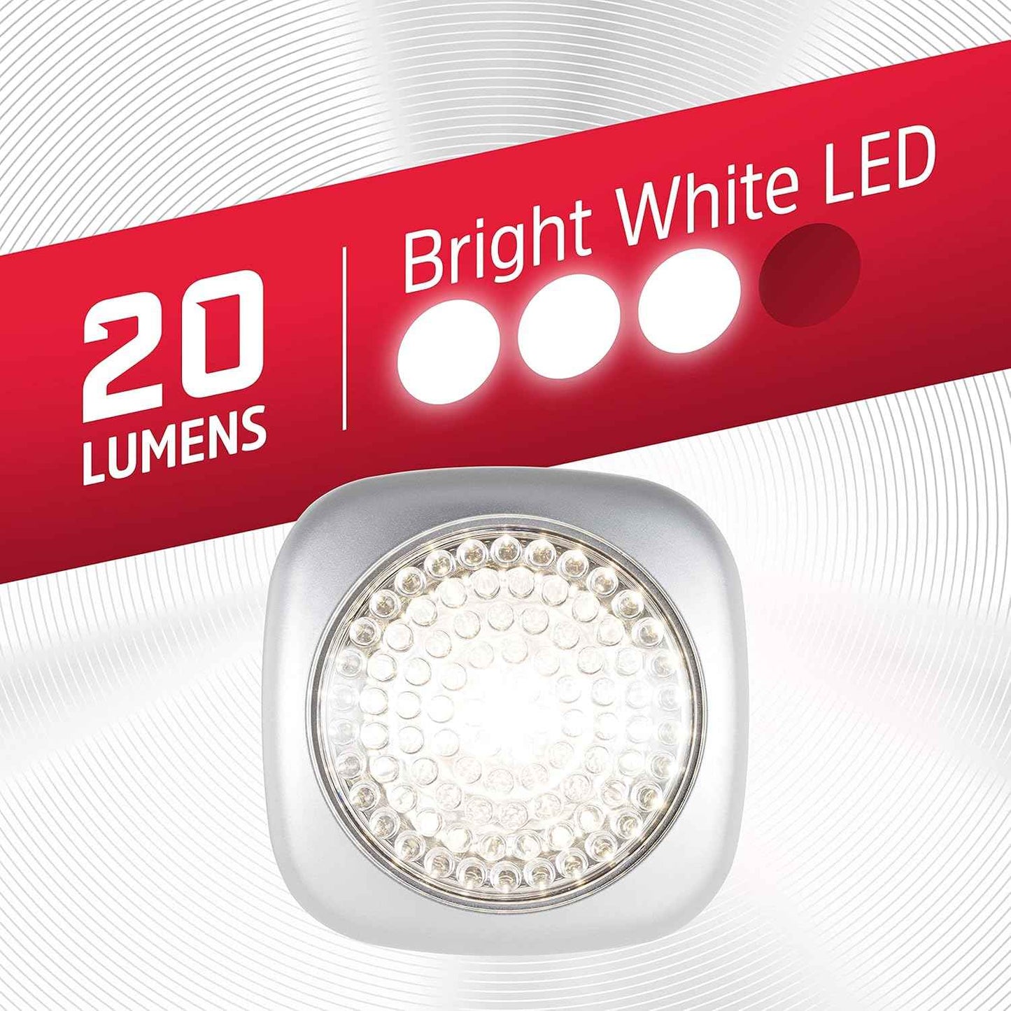 Energizer LED Tap Light – Clutter-Free Under Cabinet Light, Low Profile Wireless Puck for Simple Living