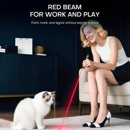 EDC Flashlight Rechargeable – Trail and Dog Walking Flashlight with Red Night Vision Mode