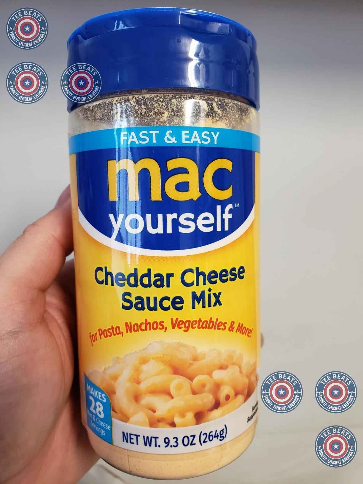 Mac Yourself Cheddar Cheese Sauce Mix for Camp Dining, Feeds 28 People