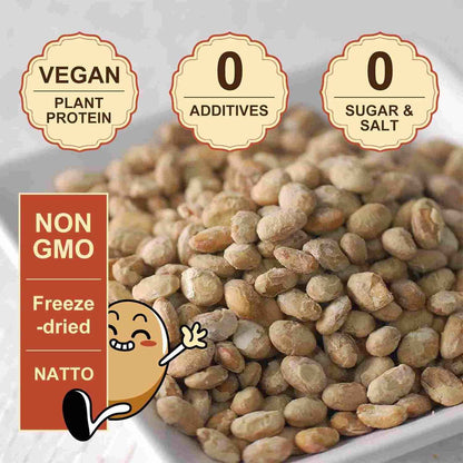 JAYUSS Freeze-Dried Natto – Single-Ingredient Plant Protein for Clutter-Free, Intentional Pantries