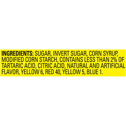dual sour-then-sweet flavor experience