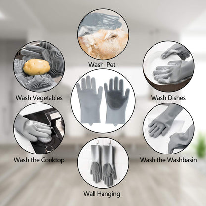 dual-use functionality as both dry deshedding tool and wet bathing/shampoo brush