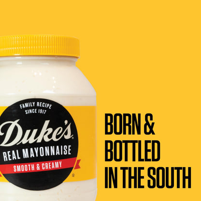 Duke's Real Mayonnaise Squeeze Bottle – Omega-3 ALA Source for Wellness-Focused Family Meals, 18 Ounce