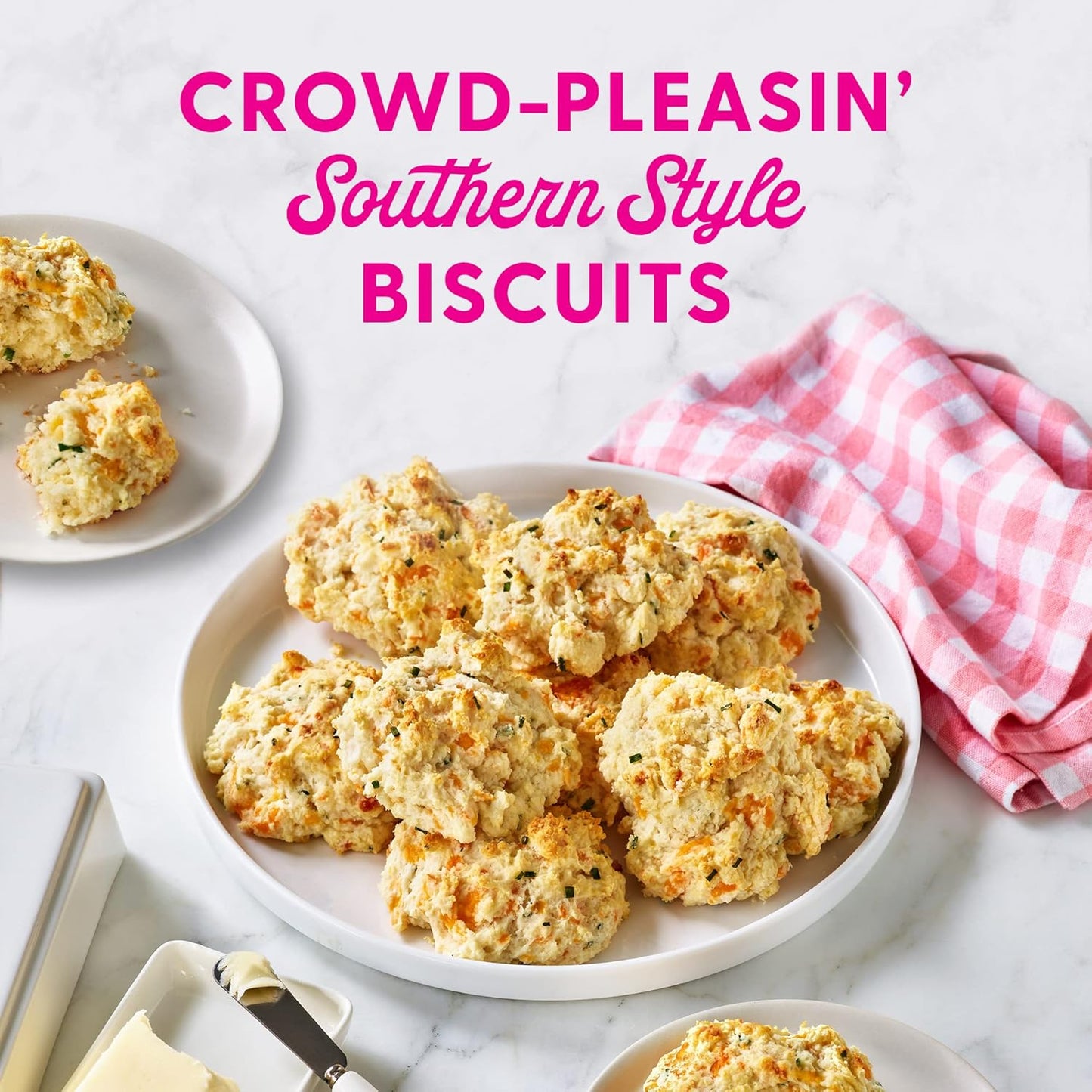 Duncan Hines Dolly Parton's Buttermilk Biscuit Mix, 16 oz. – Oven-Baked Kid Friendly Baking Project for Weekend Mornings