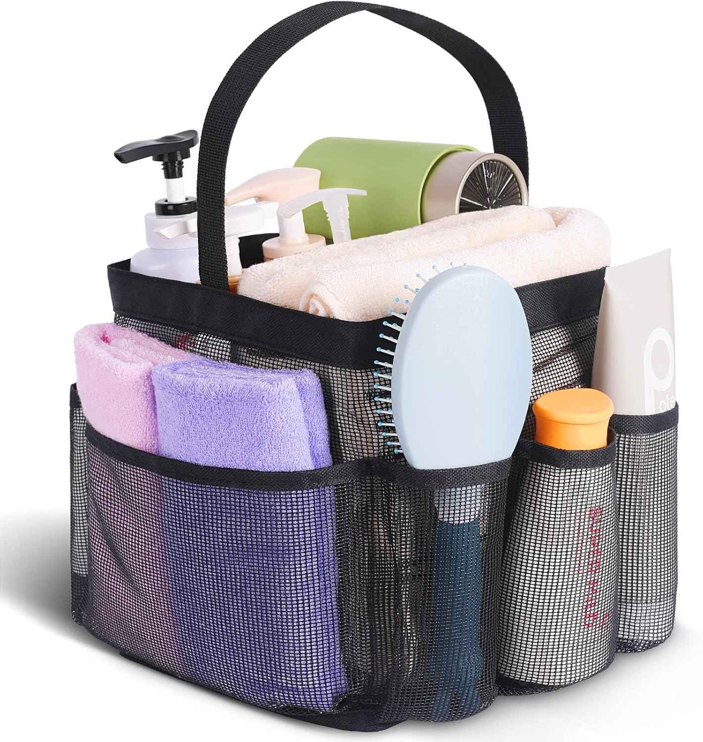 EUDELE Mesh Shower Caddy for College – Romantic Valentine's Day Gift for Her, Foldable Beach and Gym Organizer