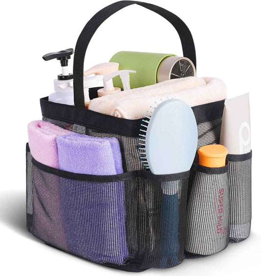 EUDELE Mesh Shower Caddy for College – Romantic Valentine's Day Gift for Her, Foldable Beach and Gym Organizer