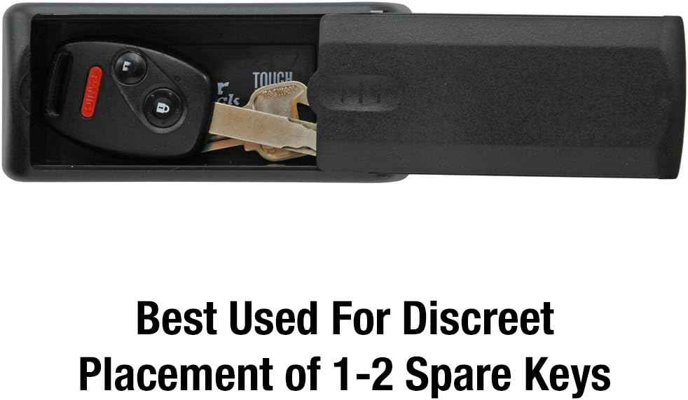 Master Lock Magnetic Key Holder – Spare Key Safe Hider for Front Porch and Home Exteriors