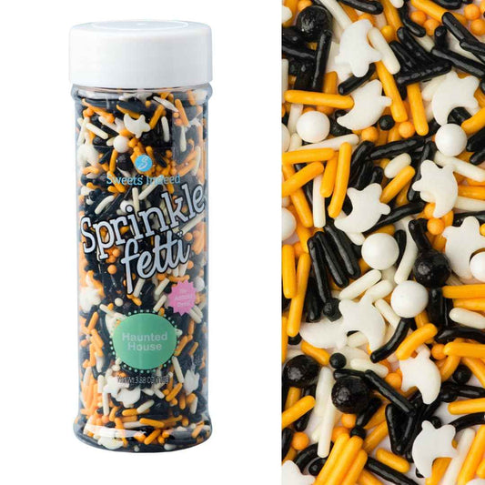 Sweets Indeed Natural Dye Free Halloween Sprinkles – Clean Ingredient Edible Topping for Mindful Bakers