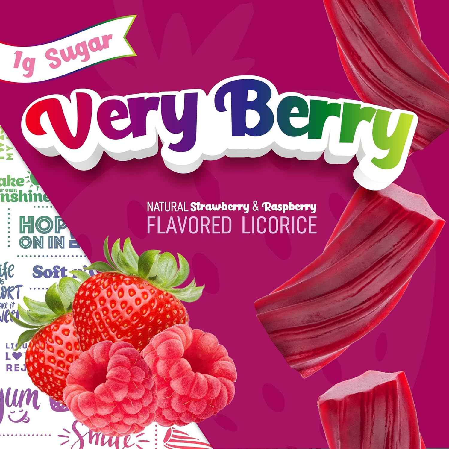 Wiley Wallaby Very Berry & Watermelon Variety Pack – Thoughtful Low Sugar Gift for Diet-Conscious Friends