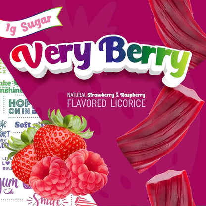 Wiley Wallaby Very Berry & Watermelon Variety Pack – Thoughtful Low Sugar Gift for Diet-Conscious Friends
