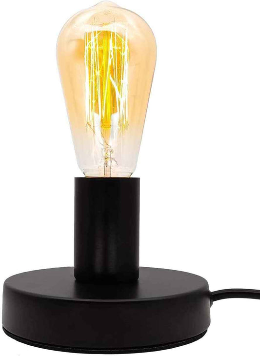 Vintage Edison Lamp Base – Thoughtful Housewarming Gift for Her, Small Ceramic Socket Holder for Cozy First Apartment Decor