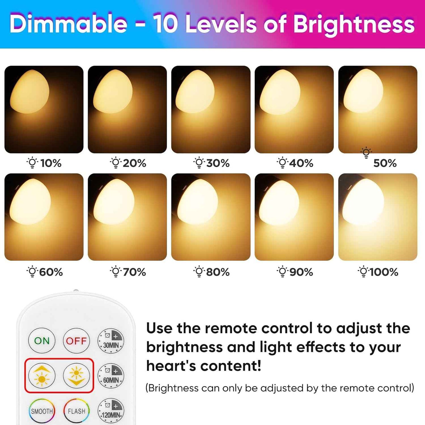 LuminWick Portable A19 LED Bulb – Camping Lantern with Hook for Tents, Picnics, and Backyard Parties