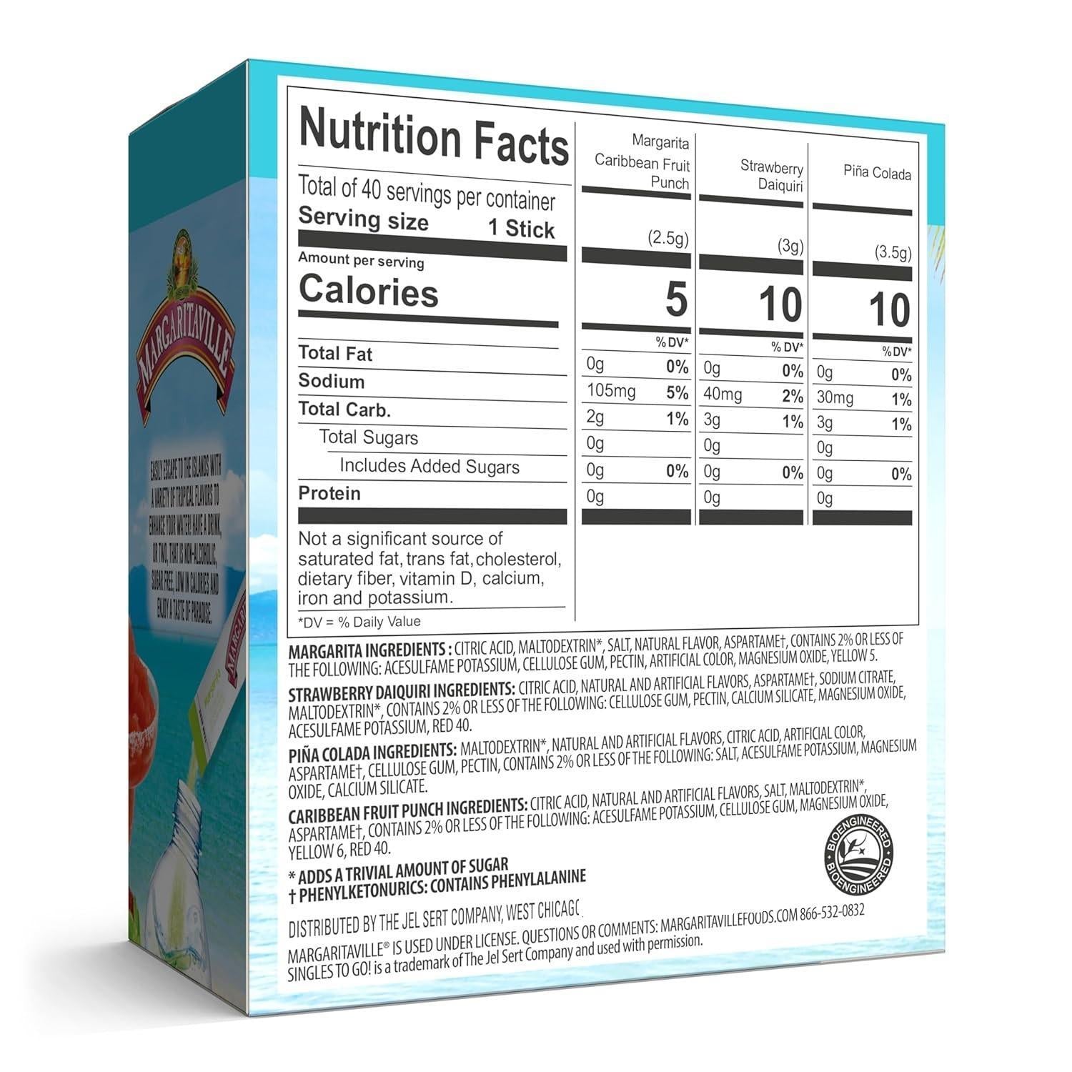 Margaritaville_Singles_to_Go_Water_Drink_Mix,_Variety_Pack,_Includes_4_Flavors:_Caribbean_Fruit_Punch,_Pina_Colada,_Strawberry_Daiquiri,_And_Margarita,1_Box_(40_Single_Servings)