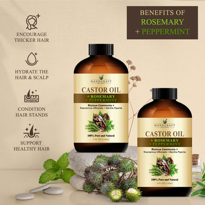 Handcraft_Blends_Castor_Oil_with_Rosemary_and_Peppermint_Oil_in_Glass_Bottle_-_4_Fl_Oz_-_100%_Pure_and_Natural_-_Premium_Grade_Oil_for_Hair_Growth