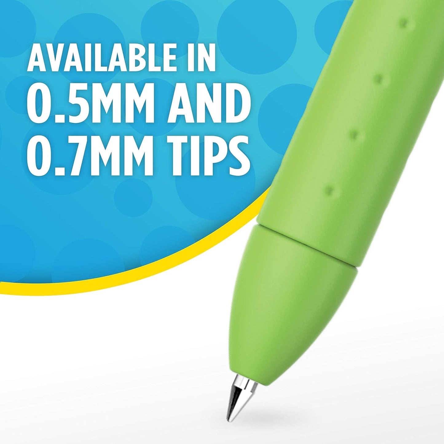 Paper_Mate_InkJoy_Retractable_Gel_Pens,_Medium_Point,_0.7_mm,_Black_Barrels,_Assorted_Ink_Colors,_Pack_Of_6