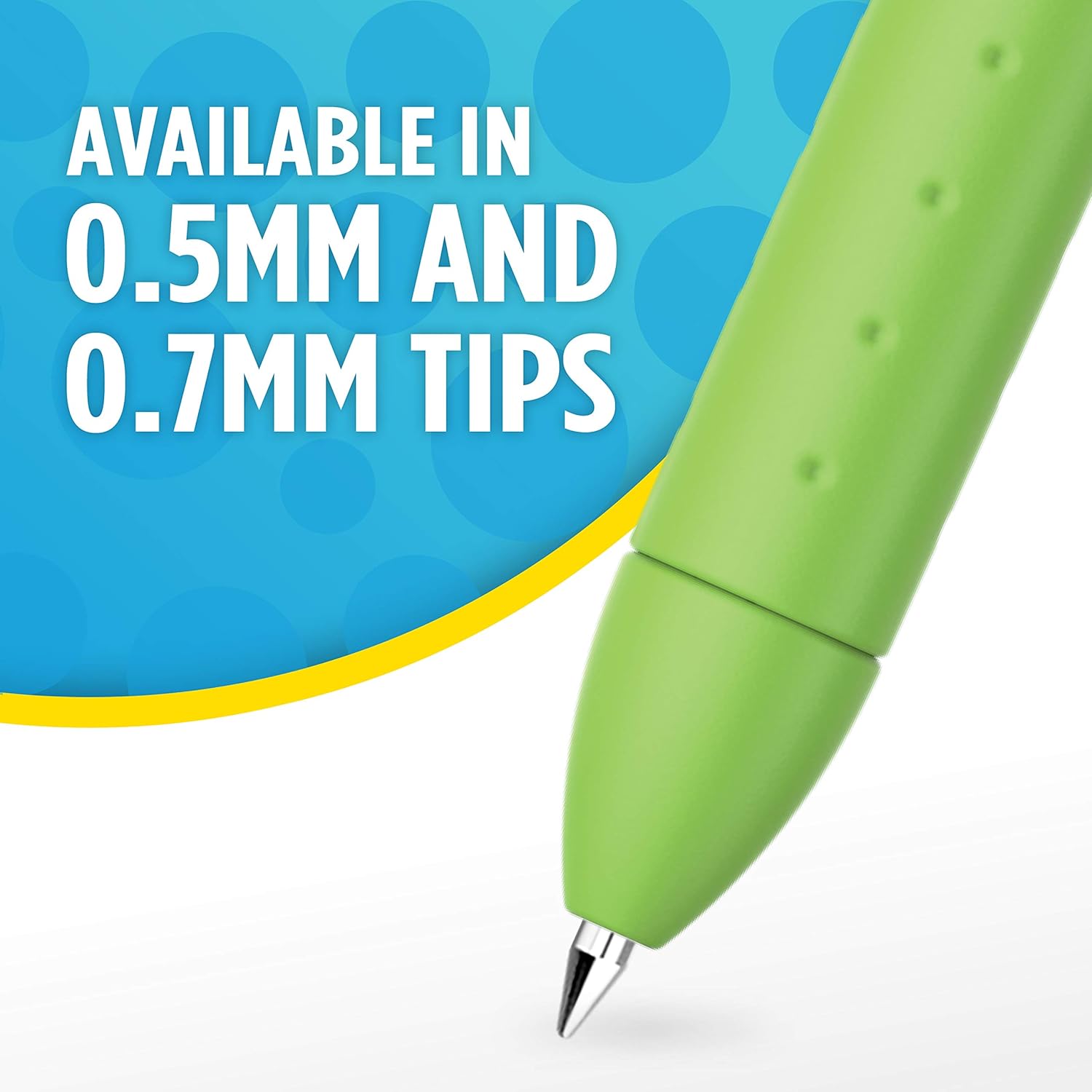 Paper_Mate_InkJoy_Retractable_Gel_Pens,_Medium_Point,_0.7_mm,_Black_Barrels,_Assorted_Ink_Colors,_Pack_Of_6