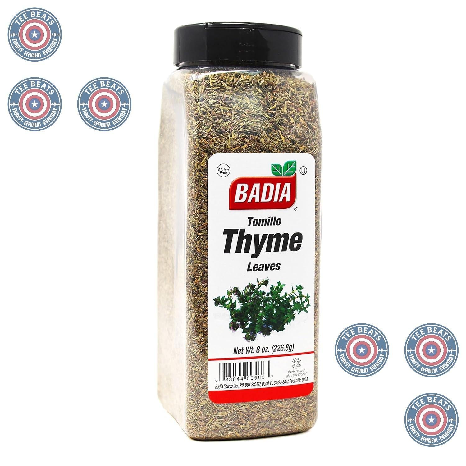Badia_8_oz_Whole_Thyme_Leaves/_Tomillo_Entero_Gluten_Free_Kosher