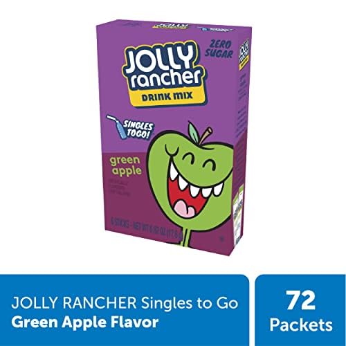 Jolly_Rancher_Singles_to_Go_-_Green_Apple,_6_Boxes_with_6_Packets_Each_-_Total_36_Servings_of_Powdered_Beverage
