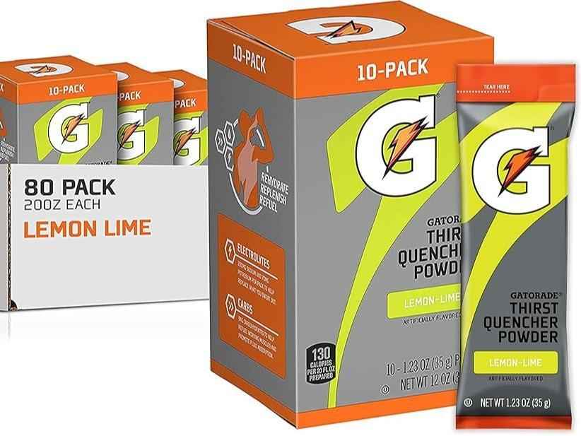 Gatorade Thirst Quencher Powder – Sideline Hydration for Youth Sports Practices & Games, 10 Single-Serve Sticks