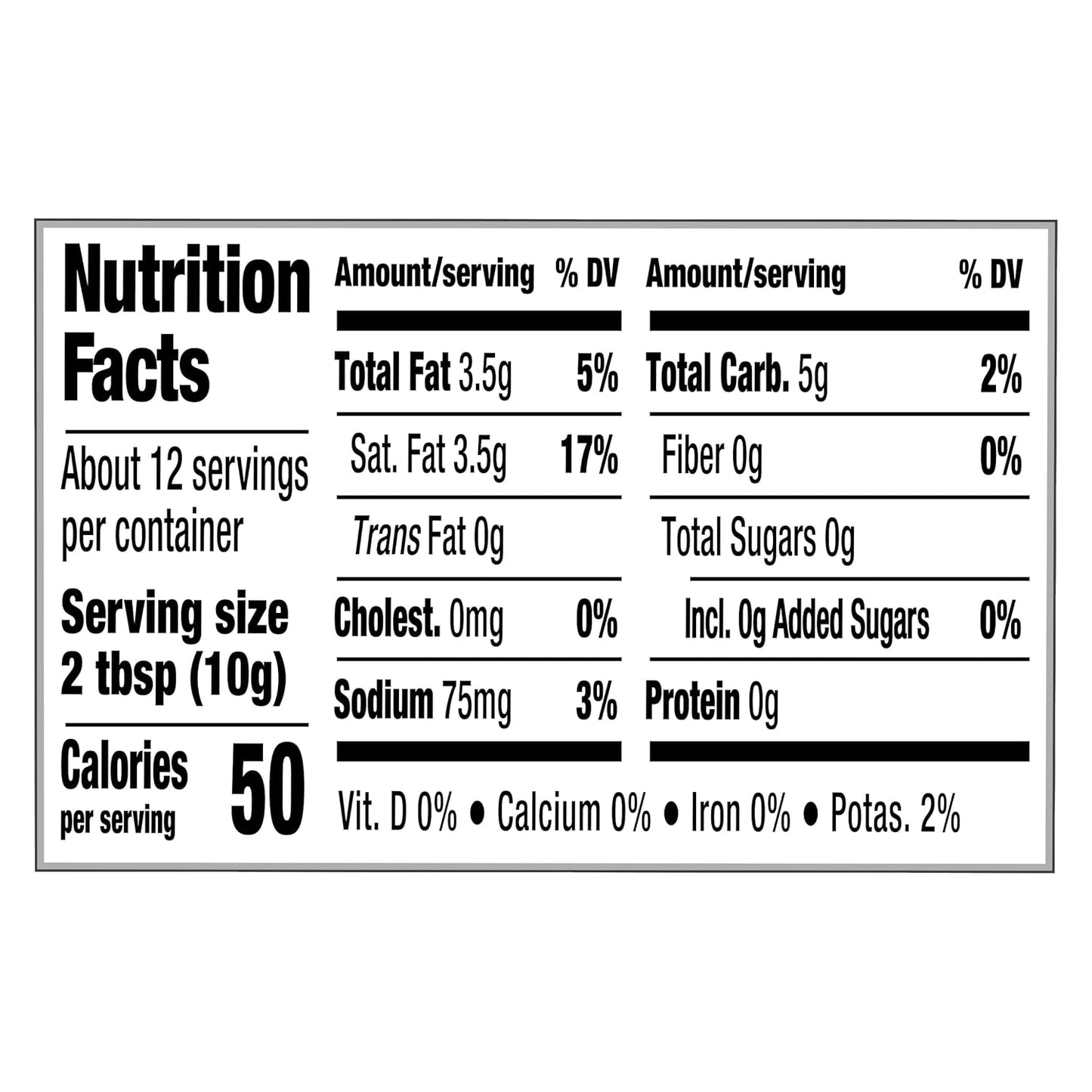 each 9 oz canister yields approximately 9 servings at 2 rounded tablespoons per 12 oz cup