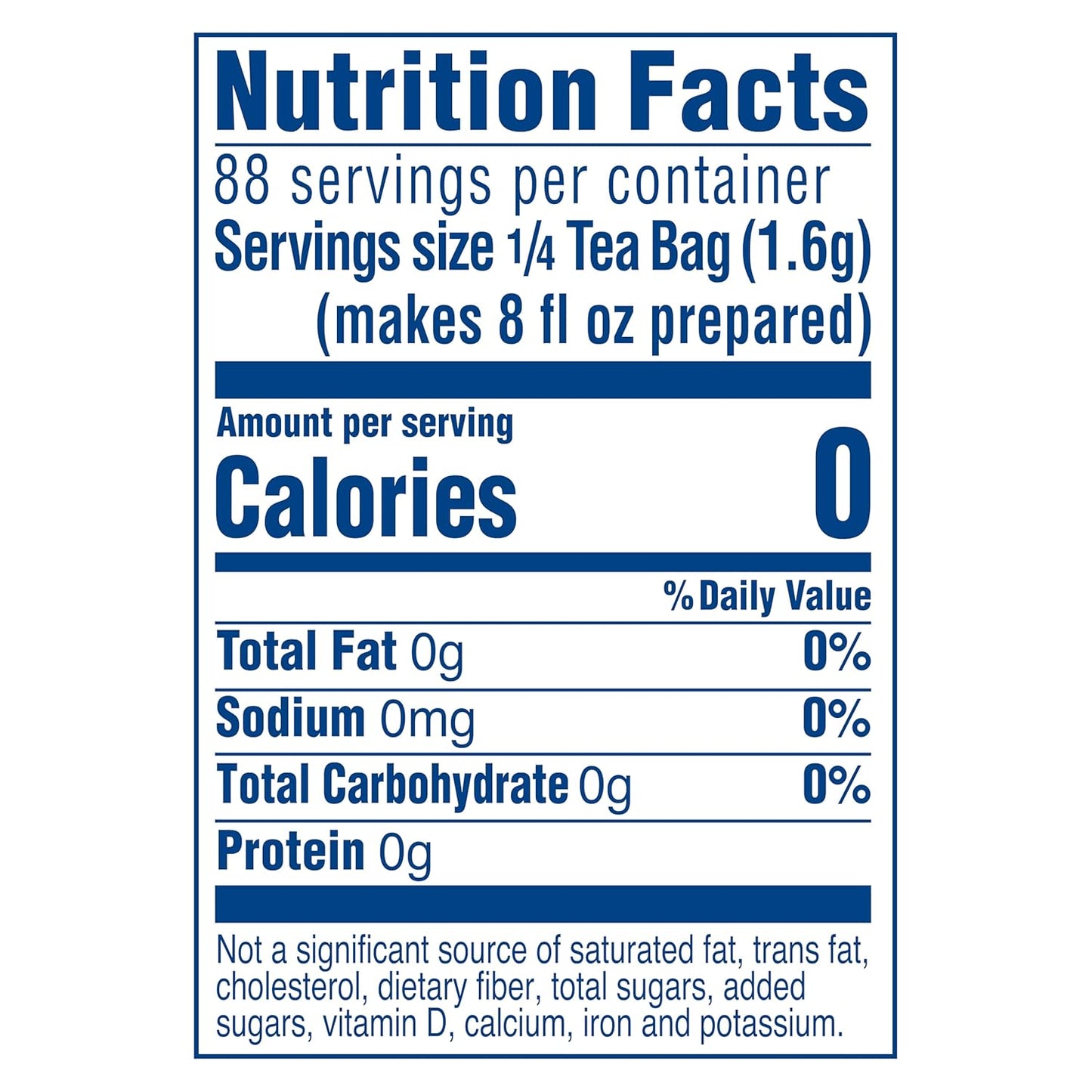 each brew yields 1 gallon using 2 family-size bags